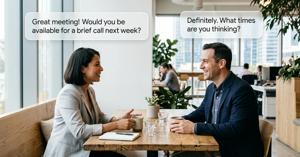 A person asking a friend about the outcome of an important event, with friendly conversation illustrating different ways to say how did it go in everyday English.