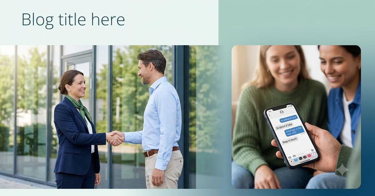 Professional and friendly alternatives to saying I wish you the best displayed in a farewell and supportive communication setting.