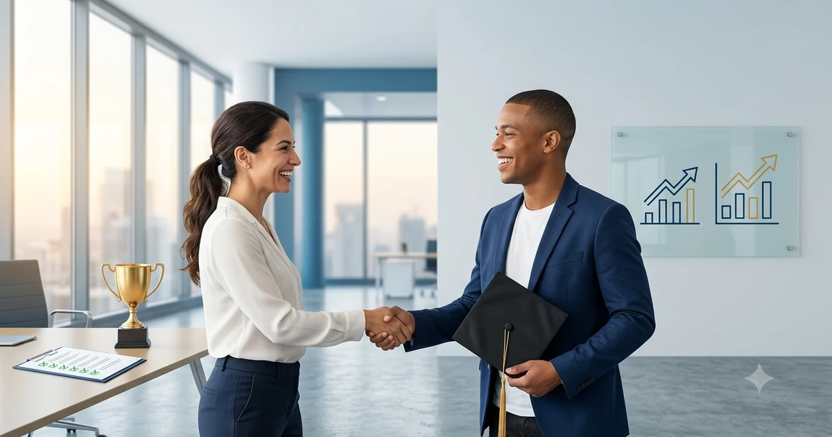 Person congratulating a friend with encouraging words, illustrating other ways to say I'm proud of you in personal and professional conversations.