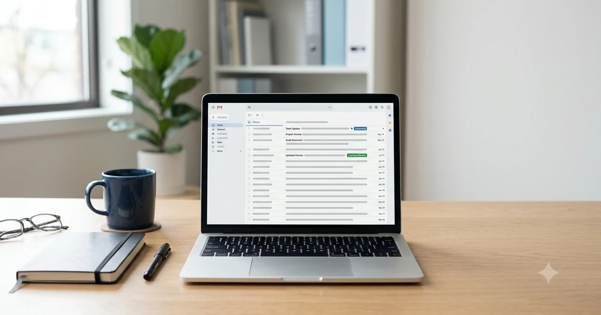 Professional correcting an email on a laptop with an updated message replacing a previous email, representing professional alternatives to asking recipients to disregard an earlier email.