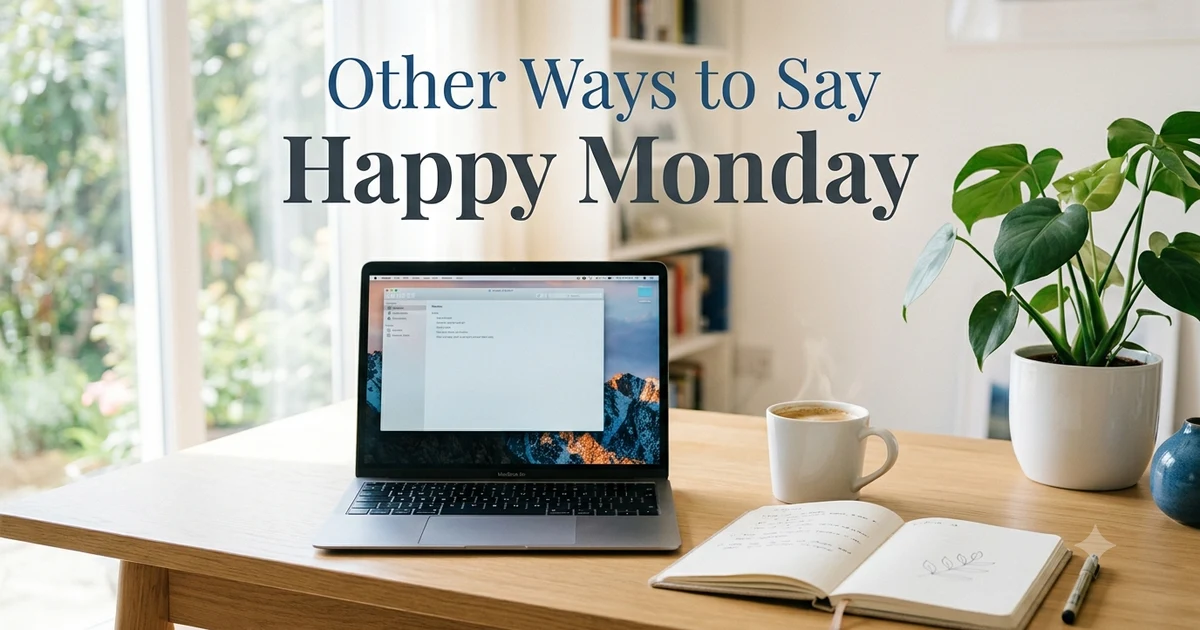 Other ways to say Happy Monday with friendly, professional, and creative Monday greeting ideas for work, friends, and social media.